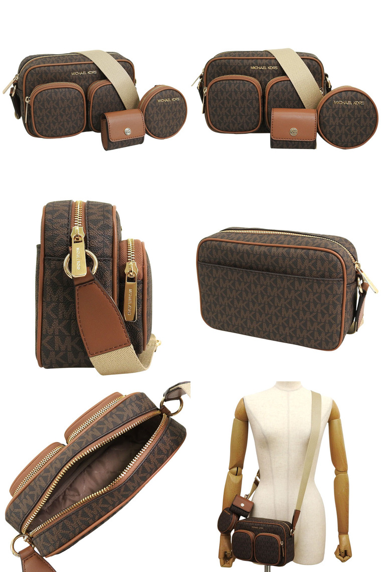 MICHAEL KORS / ショルダーバッグ/PVC/CRM/総柄/35S2GTTC2B MICHAEL KORS（マイケルコース） バッグ レディース ショルダーバッグ