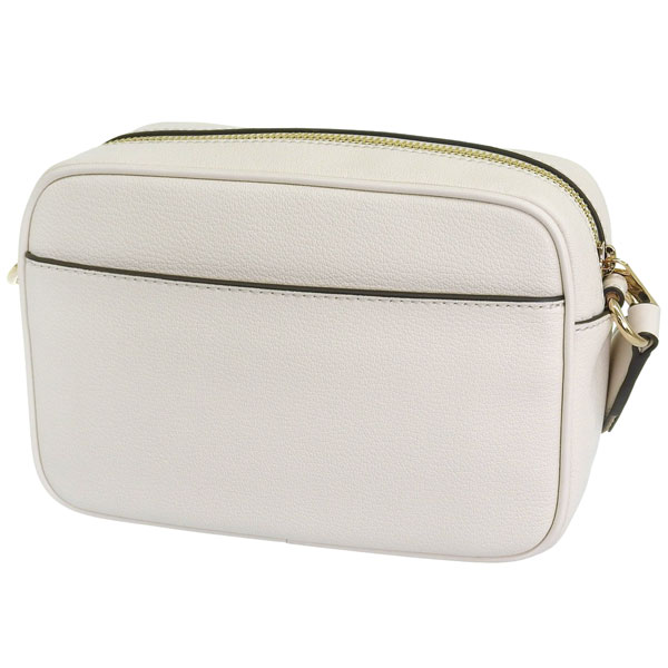 【美品】 マイケルコース ショルダーバッグ ホワイト 水色 レザー MICHAEL KORS（マイケルコース） ロゴ ショルダーバッグ ホワイト系