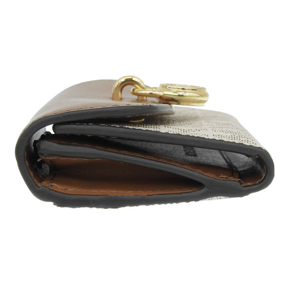 新品✨未使用『マイケルコース』ミニ財布 カードホルダー 小さなサイズ モノグラム MICHAEL KORS（マイケルコース） ミニ財布 コインケース 小銭入れ