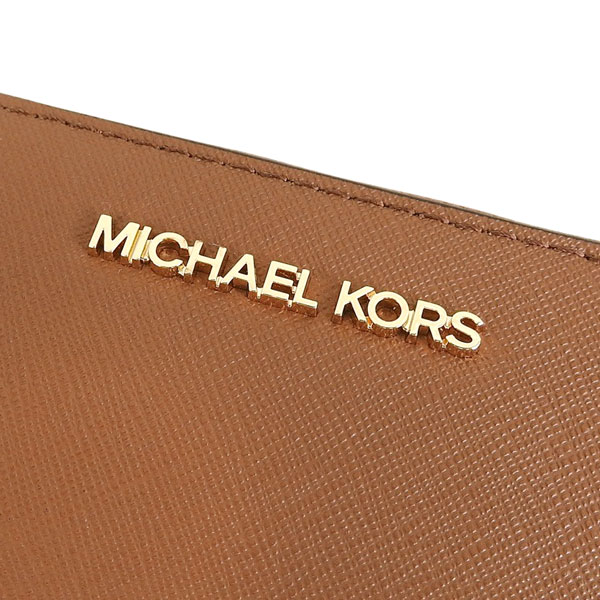 【新品】マイケルコース 35T6GTVE3L 財布 長財布 MICHAEL KORS JET SET TRAVEL 型押しレザー ラージ Lジップウォレット アウトレット レディース MICHAEL KORS（マイケルコース） 財布 レディース 長財布 アウトレット