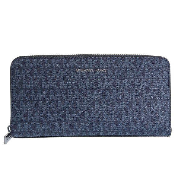 新品 MICHAEL KORS マルチカラー 長財布 マイケルコース 長財布 ジェット セット トラベル ブルー MICHAEL KORS