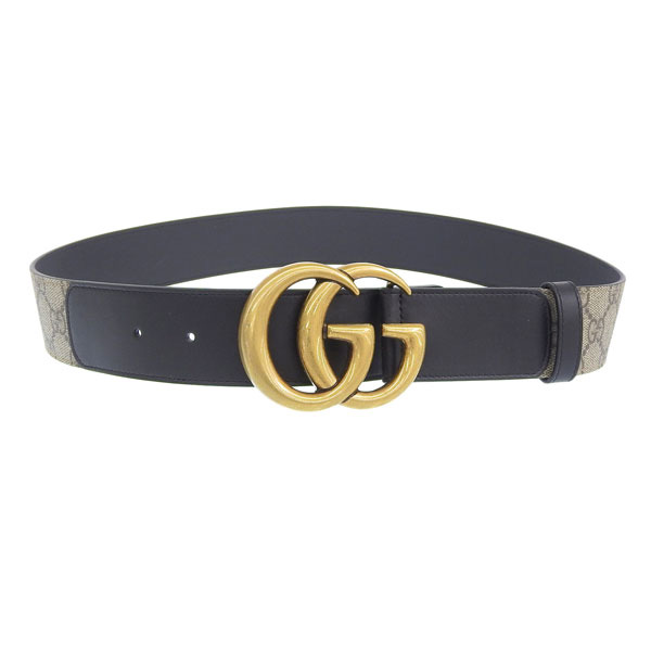 【良品】GUCCI グッチ ベルト レディース メンズ GUCCI（グッチ）の「グッチ ベルト メンズ レディース Leather