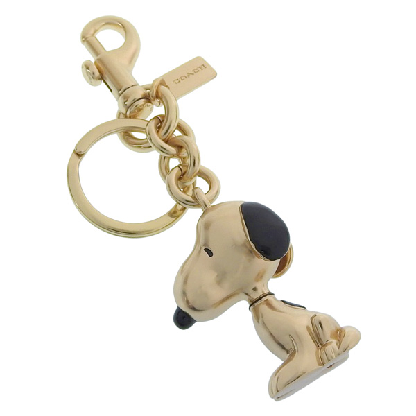 COACH × PEANUTS スヌーピー キーホルダー ゴールド 極美品 Amazon.co.jp: [コーチ] 純正紙袋＆スヌーピー特製カード付