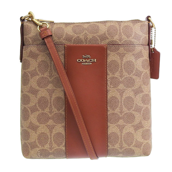 coach コーチ　バッグ　ハンドバッグ　ブラウン　シグネチャー COACH（コーチ） バッグ レディース ショルダーバッグ クロスボディ 斜