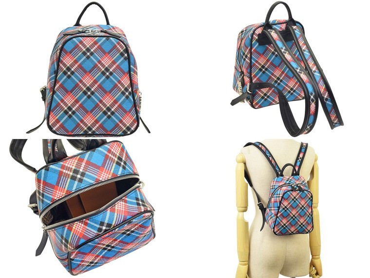 Vivienne Westwood チェック柄リュック Vivienne Westwood ヴィヴィアンウエストウッド バッグ リュック