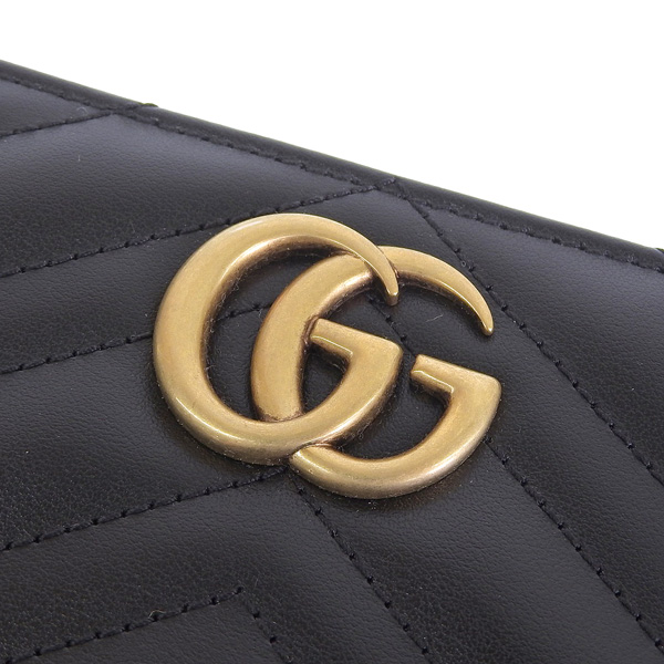 GUCCI（グッチ） 財布 レディース 長財布 レザー ブラック