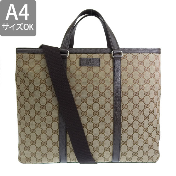 GGキャンバス グッチ バッグ レディース 2WAY トートバッグ A4