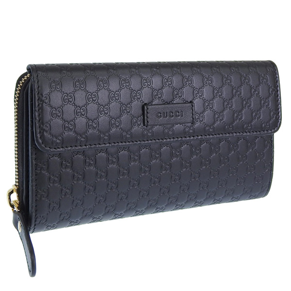 グッチシマ グッチ 財布 メンズ 長財布 アウトレット ブラック O WWL