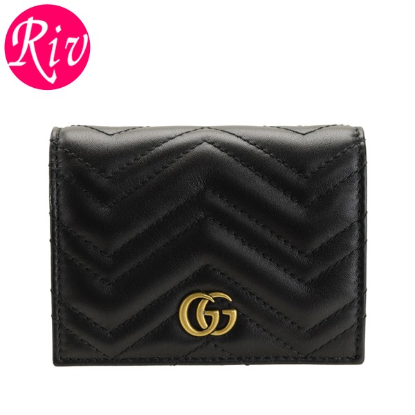 GUCCI（グッチ） 財布 折財布 二つ折り キルティング 466492dtd1t1000