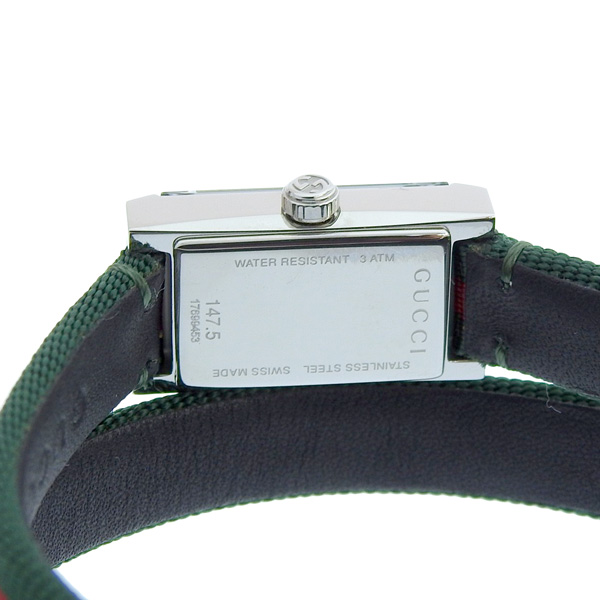 GUCCI（グッチ） 腕時計 レディース アウトレット SS グリーン×レッド