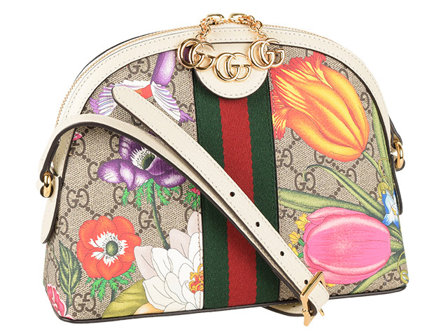 バッグ　GUCCI Gucci Black Leather Flap Tote Shoulder Bag with Gold