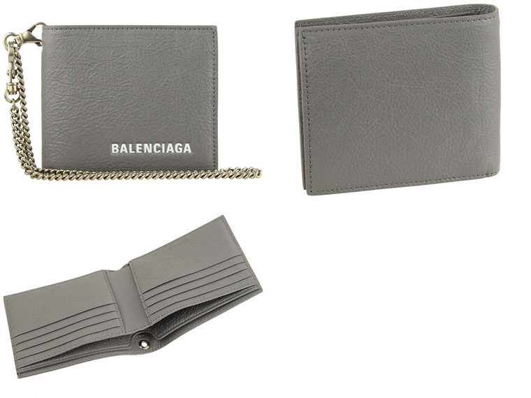 BALENCIAGA（バレンシアガ） 財布 折財布 二つ折り 札入れ チェーン付