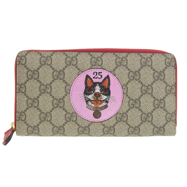 GUCCI（グッチ） 財布 長財布 ラウンドファスナー 財布 ベージュ