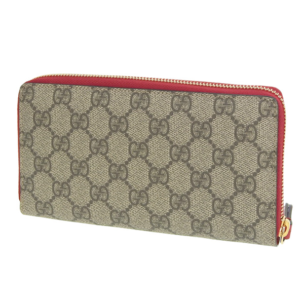 GUCCI（グッチ） 財布 長財布 ラウンドファスナー 財布 ベージュ