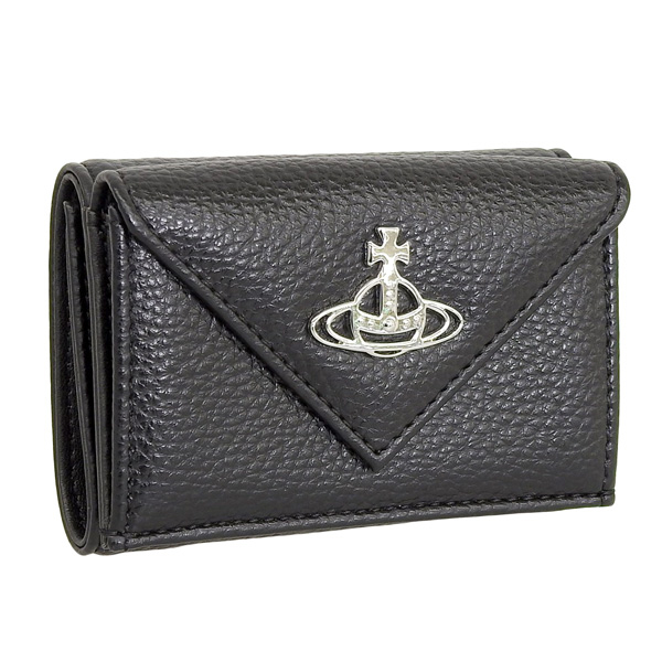 Vivienne Westwood ブラック 三つ折り財布 新品未使用】Vivienne Westwood 三つ折り財布 ブラック - メルカリ