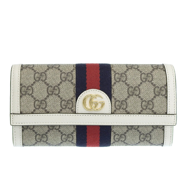 GUCCI（グッチ） 財布 レディース 長財布 アウトレット ベージュ