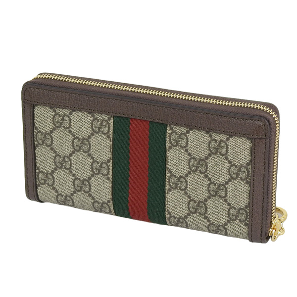 GUCCI 長財布 GUCCI（グッチ） 財布 レディース 長財布 ラウンドファスナー ブラウン