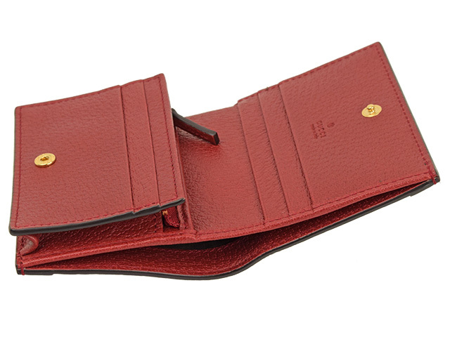 GGキャンバス グッチ GUCCI 財布 折財布 二つ折り 花柄 アウトレット