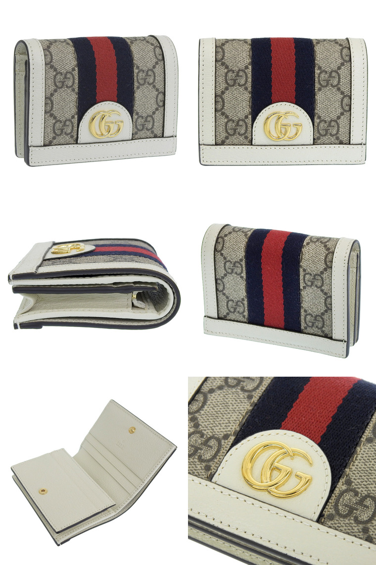 正規品 グッチ 二つ折り財布 コンパクトウォレット イタリア製 8920 グッチ(GUCCI) アウトレット 二つ折り メンズ二つ折り財布