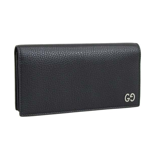 GUCCI（グッチ） 財布 メンズ アウトレット 長財布 レザー ブラック