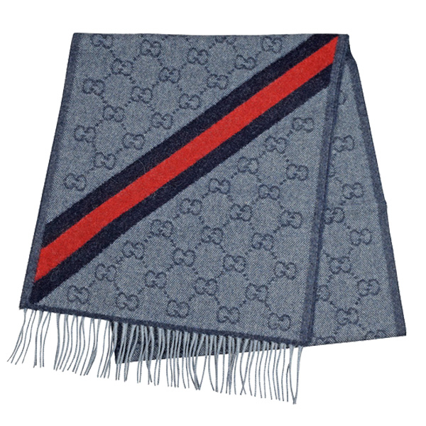 GUCCI フリンジ マフラー　ストール GUCCI グッチ マフラー ストール メンズ アウトレット 570603