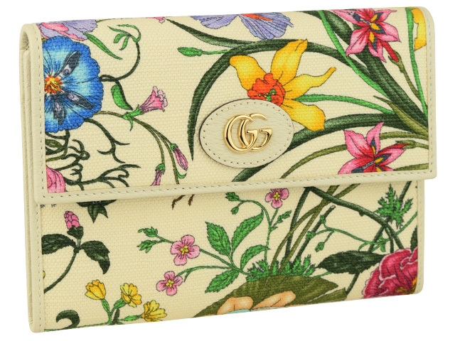 GUCCI（グッチ） ドキュメントケース クラッチバッグ 花柄