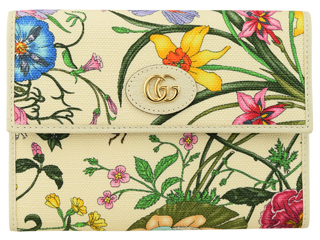 GUCCI（グッチ） ドキュメントケース クラッチバッグ 花柄