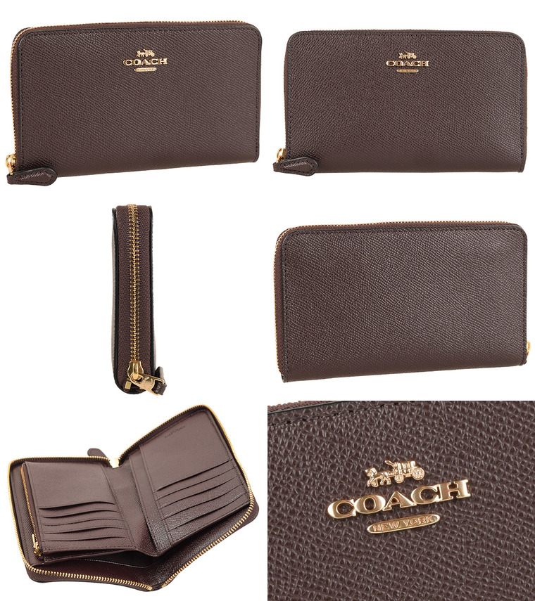COACH（コーチ） ラウンドファスナー折財布 アウトレット 58584