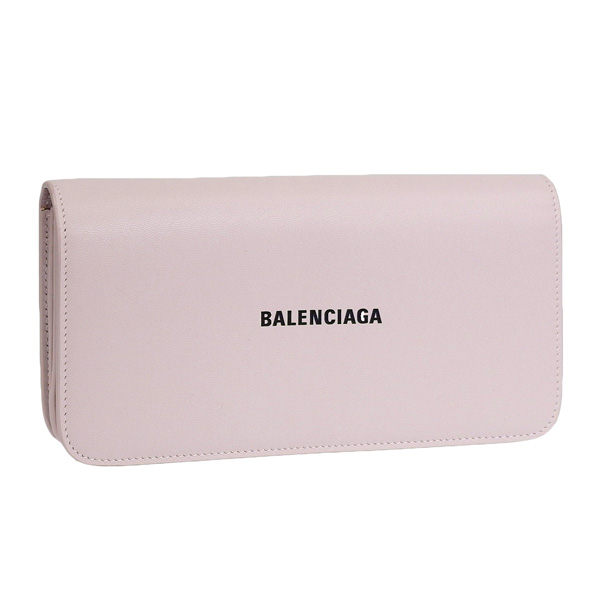 バレンシアガ BALENCIAGA 財布 長財布 二つ折り 財布 レザー ローズピンク レディース 5942891 アウトレット 30日間返品保証