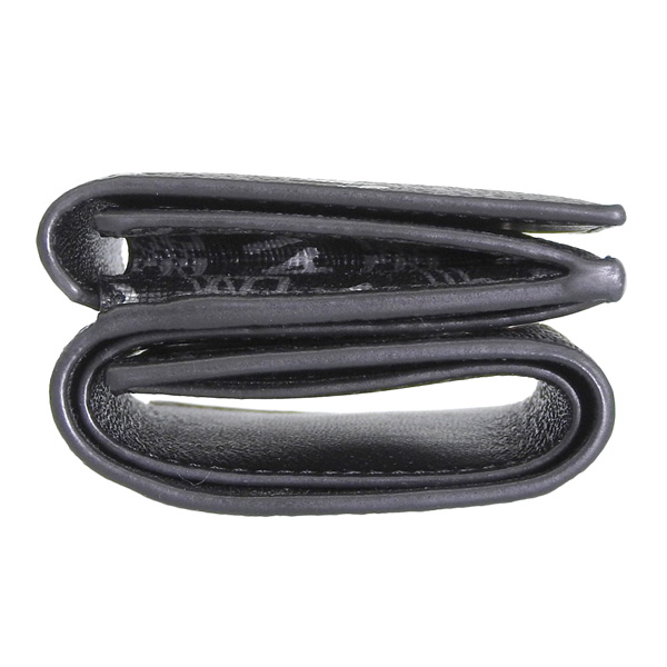 美品⭐️BALENCIAGA ショルダーウォレット　ミニ財布　三つ折り ✨BALENCIAGA✨ロゴ 三つ折りミニ財布 ブラック