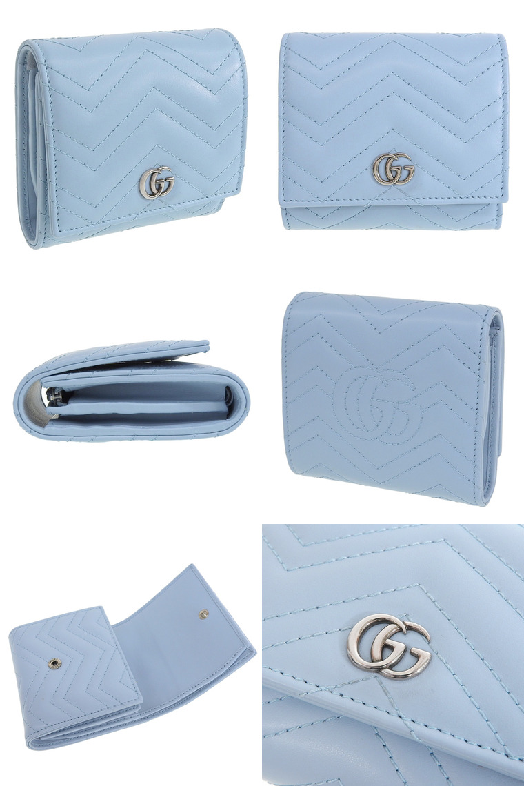 GUCCI（グッチ） 財布 レディース 二つ折り アウトレット レザー