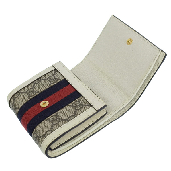 GUCCI（グッチ） 財布 レディース 二つ折り財布 アウトレット ベージュ
