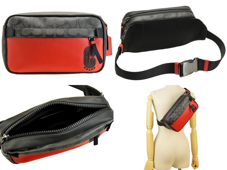 COACH（コーチ） ウエストバッグ ウエストポーチ ボディバッグ メンズ