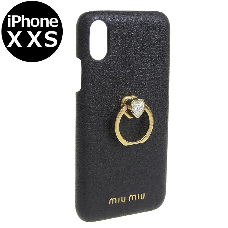 ミュウミュウ miumiu iPhone X XS ケース スマホケース アイフォン 