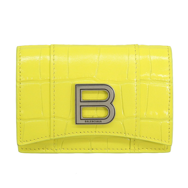 【BALENCIAGA】必須アイテム！lady's クロコ風 レザーウォレット クロコダイル BALENCIAGA(バレンシアガ) 財布・小物(レディース