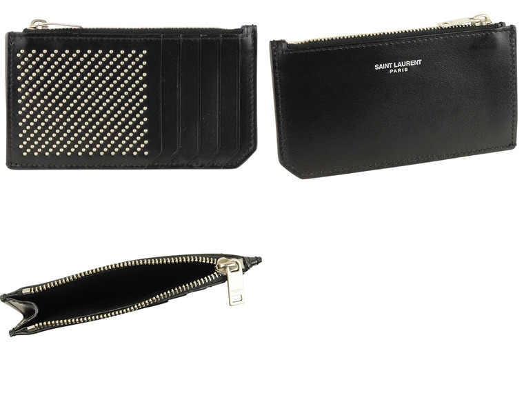 SAINT LAURENT スタッズ小銭入れ Yves Saint Laurent（イヴ・サンローラン） サンローラン パリ SAINT