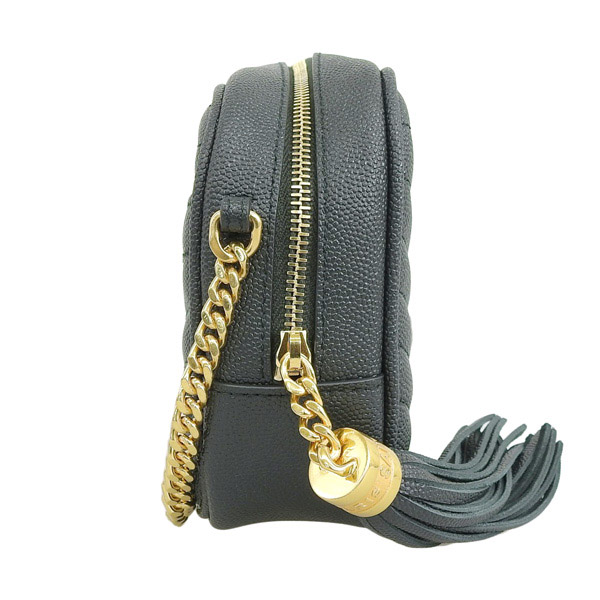 【サンローラン】セール！YSL ミニ ショルダー ジャージー Saint Laurent LOU mini YSLロゴ レザーショルダーバッグ (Saint