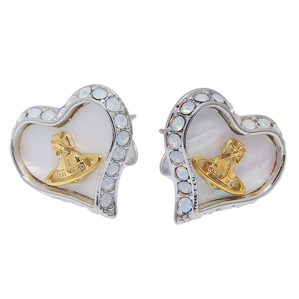 【並行輸入品】ヴィヴィアンウエストウッド アクセサリー レディース ピアス プラチナム PETRA EARRINGS 6201007402P556 VIVIENNE WESTWOOD_1