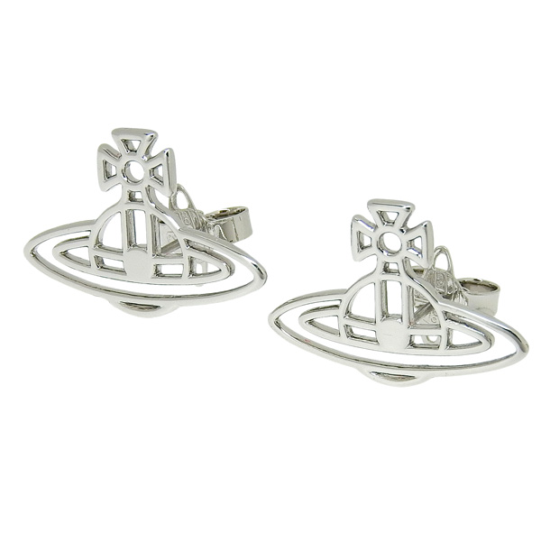 ���¹�͢���ʡۥ����������󥦥����ȥ��å� ���������꡼ ��ǥ����� �ԥ��� ������ ����С� THIN LINES FLAT ORB STUD 6201020802W003 VIVIENNE WESTWOOD