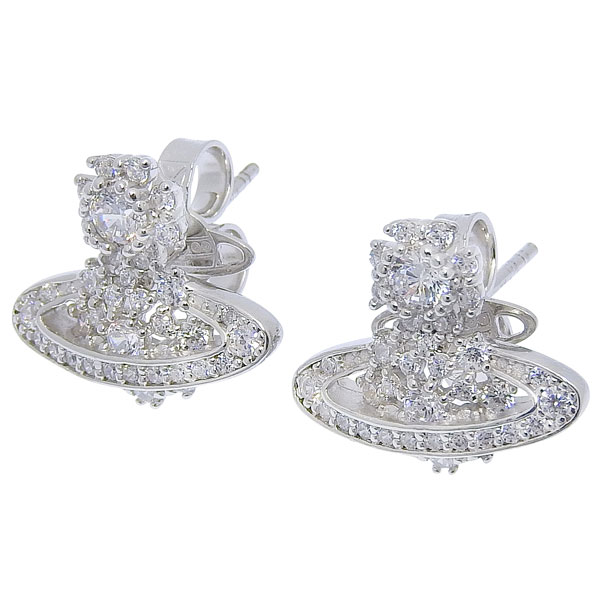 ���¹�͢���ʡۥ����������󥦥����ȥ��å� ���������꡼ ��ǥ����� �ԥ��� SV925 �ץ���ʥ� NARCISSA EARRINGS 6201031701P102 VIVIENNE WESTWOOD