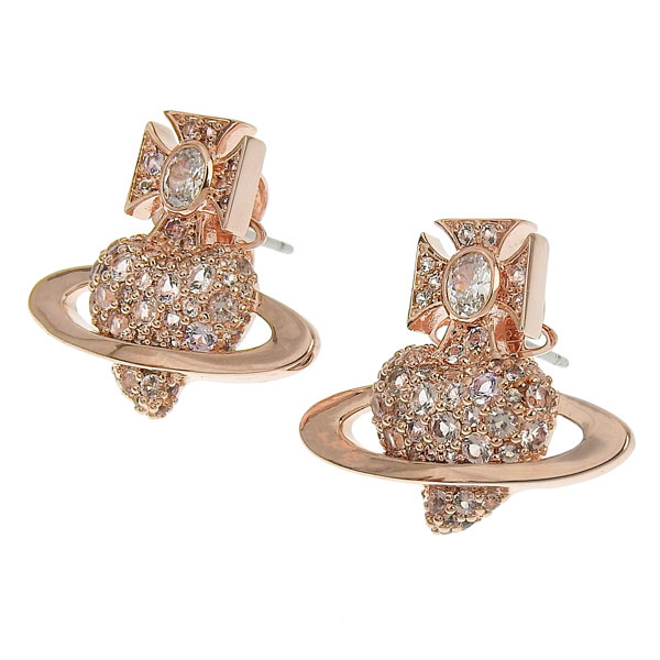 ヴィヴィアンウエストウッド アクセサリー レディース ピアス イヤリング アウトレット ピンク AGNATHE EARRINGS 6201036H02G319 VIVIENNE WESTWOOD
