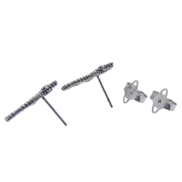 【並行輸入品】ヴィヴィアンウエストウッド アクセサリー レディース ピアス プラチナム CRETTA EARRING 6201037202P156 VIVIENNE WESTWOOD_4