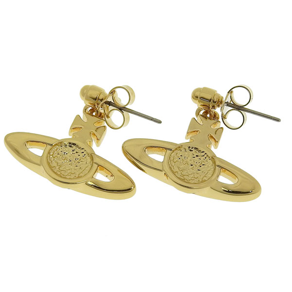 【並行輸入品】ヴィヴィアンウエストウッド アクセサリー レディース ピアス アウトレット ゴールドパープル NEIL MINI BAS RELIEF EARRINGS 6202014L02R120_2