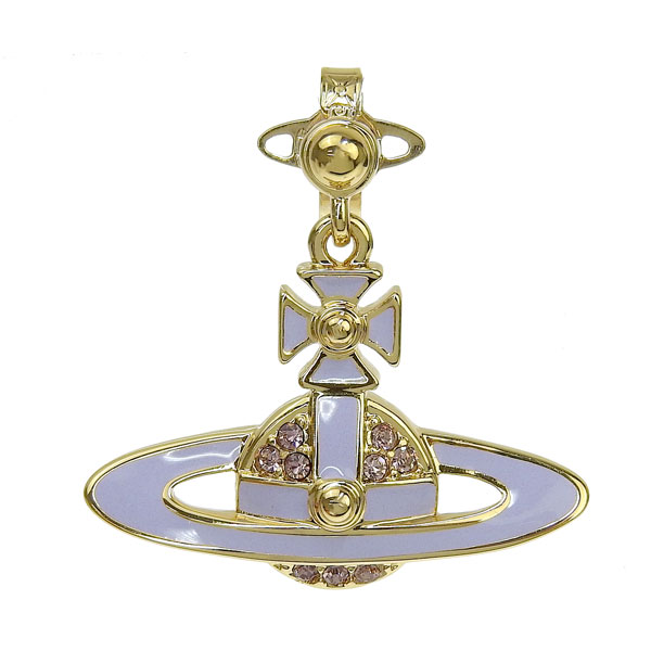 【並行輸入品】ヴィヴィアンウエストウッド アクセサリー レディース ピアス アウトレット ゴールドパープル NEIL MINI BAS RELIEF EARRINGS 6202014L02R120_5