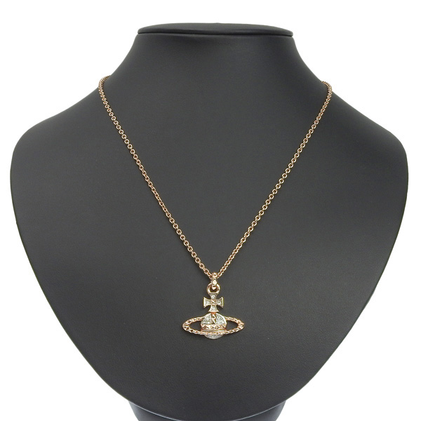 ヴィヴィアンウエストウッド アクセサリー レディース ネックレス ピンクゴールド MAYFAIR BAS RELIEF PENDANT 6302005202G118MY VIVIENNE WESTWOOD｜riverall-men｜03