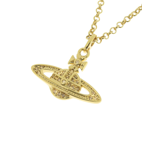 ヴィヴィアンウエストウッド VIVIENNE WESTWOOD MINI BAS RELIEF PENDANT ネックレス ゴールド レディース 63020086｜riverall-men