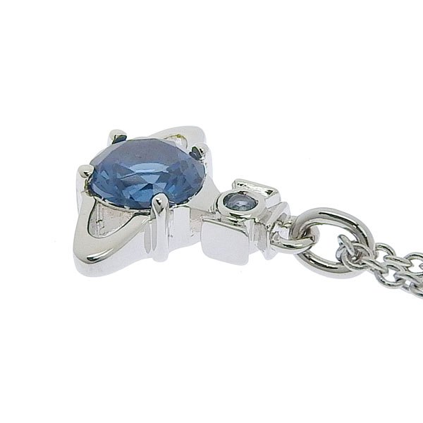 VivienneWestwoodREINA青ネックレス箱袋付シルバー新品正規品 Vivienne Westwood（ヴィヴィアンウエストウッド） アクセサリー