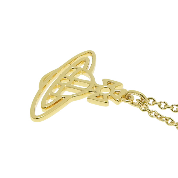 ヴィヴィアンウエストウッド アクセサリー レディース ネックレス ゴールド THIN LINES SHORT FLAT ORB PENDANT 6302026002R001CN VIVIENNE WESTWOOD｜riverall-men｜05