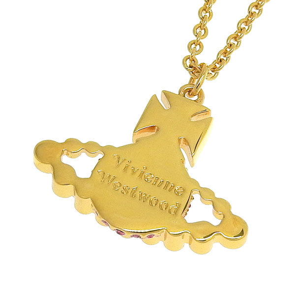 【Vivienne Westwood】Concetta Bas Relief ネックレス ２カラー CONCETTA BAS RELIEF ネックレス(ピンク系)（レディース