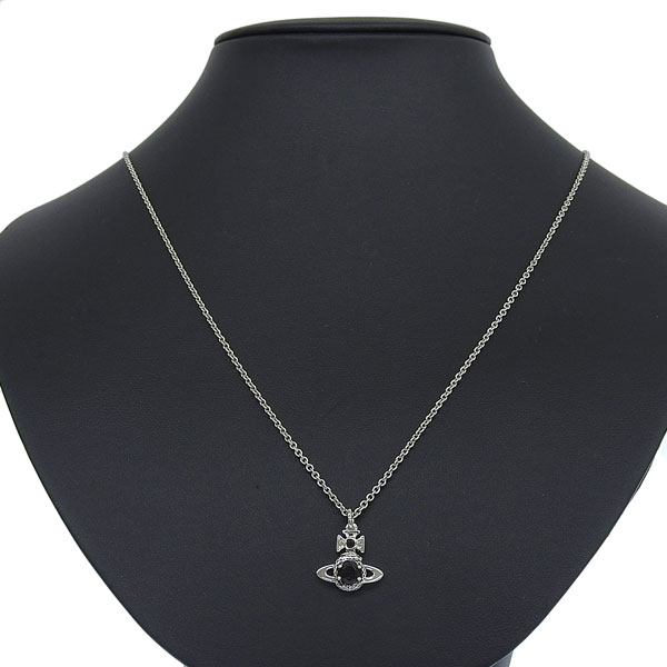 Vivienne Westwood⭐ヴィヴィアン ネックレス ブラック M ヴィヴィアンウエストウッド ヴィヴィアンウエストウッド ネックレス